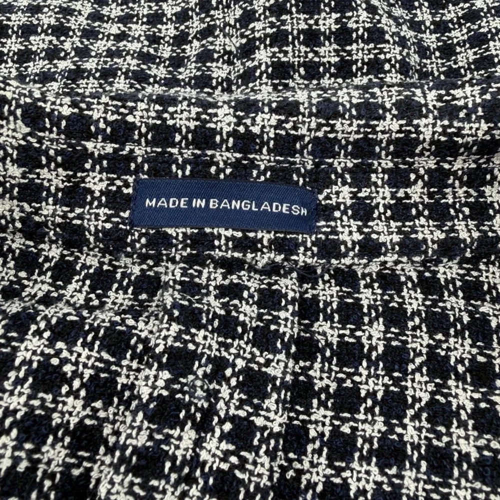 Stafford Mens‎ Classic Fit Navy Check seasonal Sport Coat Blazer Jacket 52R